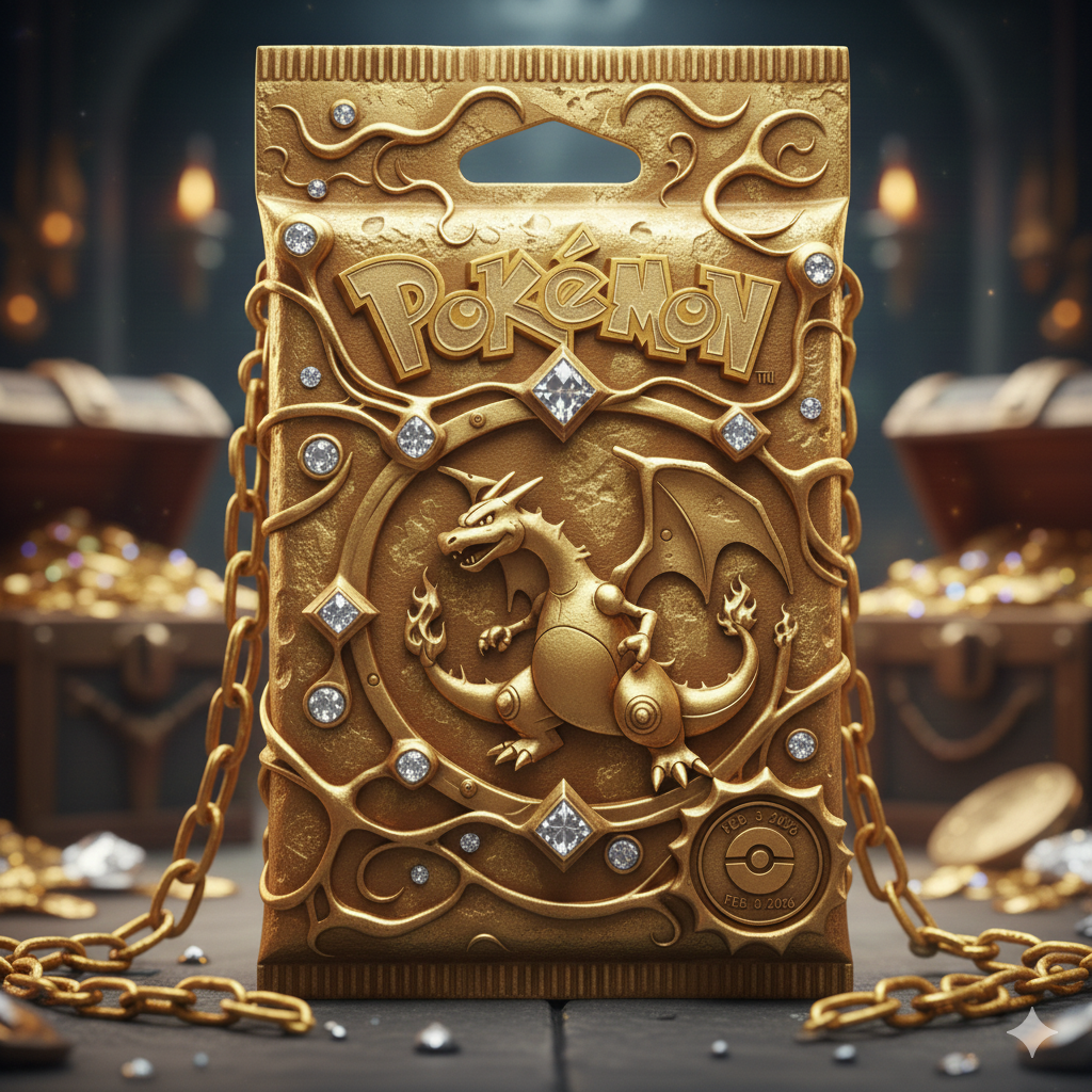 Mystery Gold Pack | Guaranteed EX, VMAX, V | Charizard Graded Chance!